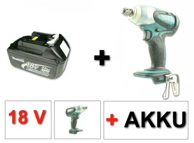 Zdjęcie produktu dla Akumulatorowy klucz udarowy Makita BTW 251 18V 230Nm z akumulatorem 3,0 Ah - bez ładowarki
