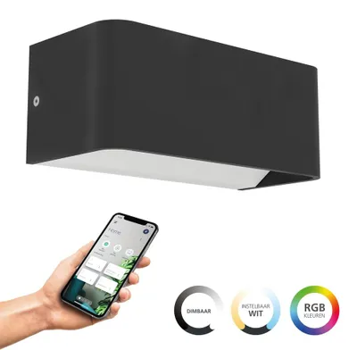 Immagine prodotto di Eglo Applique LED Sania-Z 20 x 9 cm bianco caldo-bianco freddo dimmerabile