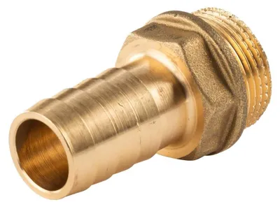 Produktbild von Messing Gewinde-Fitting Schlauchanschluss 3/4" AG (DN 20) Länge 20 mm - schwere Ausführung