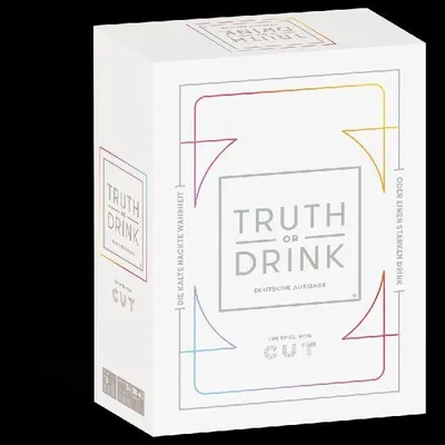 Produktbild von HUCH! Truth or Drink, Kartenspiel, Party, 18 Jahr(e), Zweite Auflage, 30 min