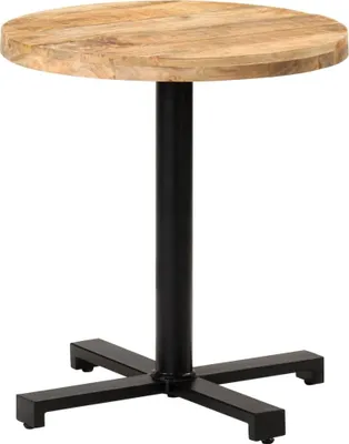 Produktbild von ZMH Bistrotisch Rund Ø70x75 cm Raues Mangoholz