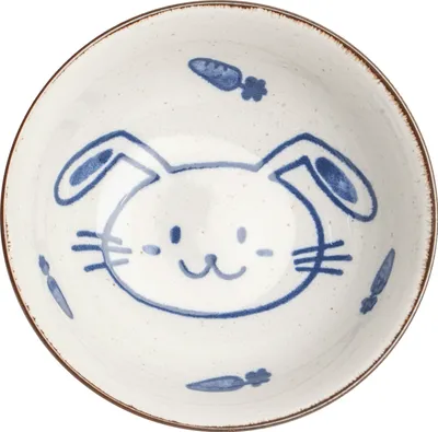 Produktbild von Kawaii Bowl Japan- Ramen Porzellan-Schalen 20 cm - Neko to Usagi, Hase