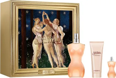 Obrázok produktu pre Jean Paul Gaultier Classique Set toaletná voda, 100 ml + telové mlieko, 75 ml + toaletná voda, 6 ml