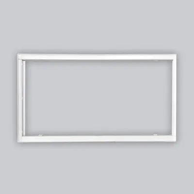Produktbild von Rahmen für Lüftungsgitter, putzbündig, 450 x 240 mm, weiß