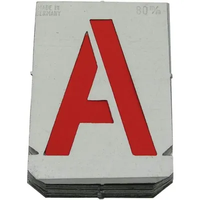 Produktbild von Dönges Signierschablonensatz, A-Z, 27 tlg., Schriftgröße 60 mm 130898