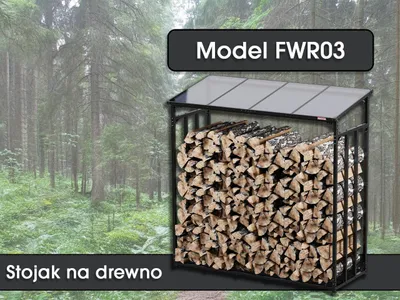 Zdjęcie produktu dla Stojak drewniany FWR03, 185 x 70 x 185 cm
