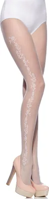 Image de Collants pour femmes Merry Style, collants de mariage MS304 20 DEN (Bianco-308, M) .