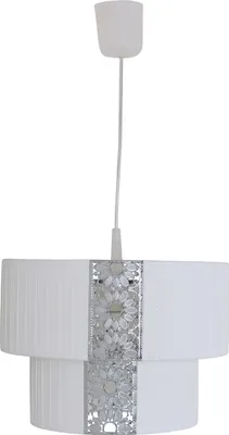 Zdjęcie produktu dla Lampa wisząca z tkaniny Näve; kolor: biały, 7048823