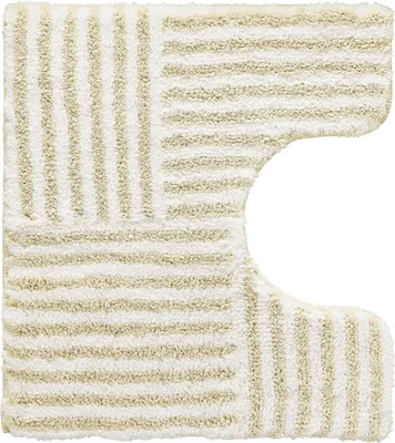 Produktbild von Kleine Wolke Badteppich Chelsea Sandbeige WC-Vorleger 55x50 cm