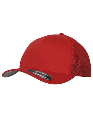 Produktbild von Urban Classics Flexfit Mesh Trucker Herren Cap Einfarbig, Größe: L/Xl; Farbe: Red