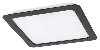 Obrázek produktu pro Zapuštěné světlo SHAUN čtvercové plastové černé LED 4000K D:14,5cm Š:14,5cm