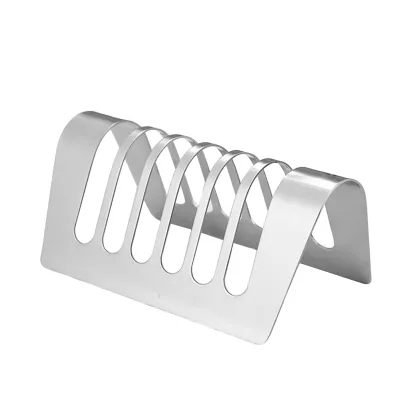 Produktbild von Toasthalter Food Grade Rost-Sof Edelstahl Toast Rack mehrere Scheibenlöcher Laib Stand Gadget Küchenzubehör-B