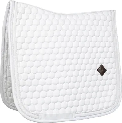 Produktbild von Kentucky Horsewear Saddle Pad Glitter Band Dressage, Farbe:White/White, Größe:Full