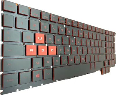 Immagine prodotto di TEDESCO - Tastiera Tastiera con illuminazione, senza cornice Compatibile con HP Omen 15-ce000