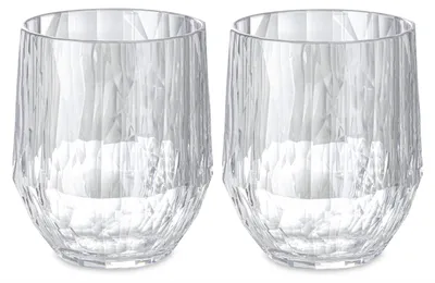 Weißweintumbler Club No. 23, 2er-Set, 200 ml, kristallklar, unzerbrechlich
