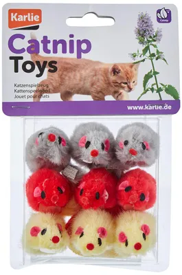 Image de Karlie Souris à poils multicolores - set de 9 pièces