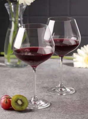 Produktbild von Rotweingläser Bohemia Viola 570ml Set aus 6 Kristallgläsern