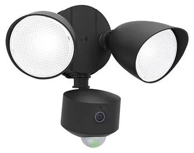 Productafbeelding van Wandlamp Draco zwart met camera