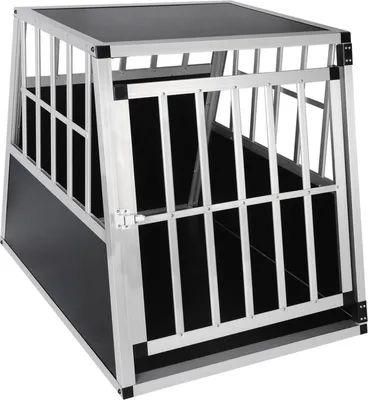 Immagine prodotto di Happyment box per cani Fifi - Box da trasporto per cani - Cuccia da auto - Box da viaggio - Panchina pieghevole per cani - Nero