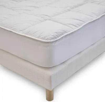 Image de Bleu Calin Surmatelas Moelleux Sensation Duvet 100% coton - 160x200cm