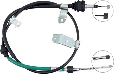 Produktbild von A.B.S. Handbremsseil Seilzug Feststellbremse für HONDA CR-V III (RE) Hinten Rechts K15004