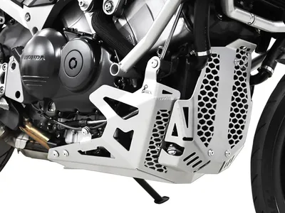 Immagine prodotto di Protezione motore ZIEGER con copriradiatore compatibile con Honda VFR 800 X Crossrunner argento