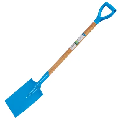 Produktbild von Gartenspaten mit geradem Stiel und Holzgriff