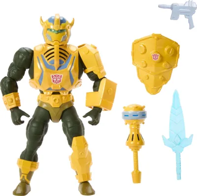 Obrázek produktu pro Figurka Masters of the Universe x Transformers: Bumblebee, postava Man-At-Arms, výška 14 cm