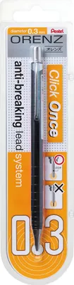 Obrázok produktu pre Pentel XPP503-AX Mechanická ceruzka Pentel ORENZ, 0,3 mm, čierna