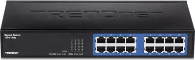 Obrázek produktu pro Trendnet TEG-S16DG, Nespravované, Plně duplexní režim, Instalace do racku