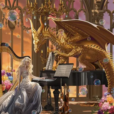 Immagine prodotto di Grafika Puzzle Il Drago Virtuoso - 1000 pezzi fantasia drago