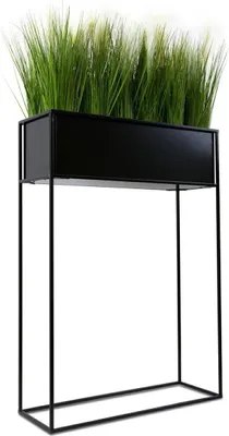 Produktbild von HowHomely Blumenkastenständer schwarz 90 cm LOFT