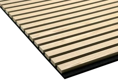 Produktbild von Timefloor Light Oak Akustikpaneele 60 x 60 cm, Nachbildung Wandpaneele Quadrado geölt, Optimale Raumakustik, Einfache Montage, Für Wände Und Decken, Modernes Design