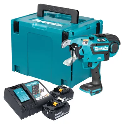 Produktbild von Makita DTR 181 RGJ Akku Bewehrungsverbinder 18 V 0,8 mm Brushless + 2x Akku 6,0 Ah + Ladegerät + Makpac