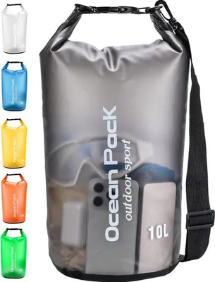 Immagine prodotto di Henrycares, borsa impermeabile da 20 litri con tracolla e custodia per cellulare