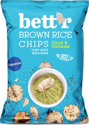 Produktbild von Brauner Reischips - Chia & Quinoa 60g