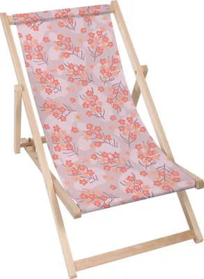 Produktbild von Dreamroots Liegestuhl klappbar Holz, Buchenholz bis zu 130 kg, Sonnenliege klappbar mit 3-stufiger Neigungsregulierung der Rückenlehne, Summer Garden