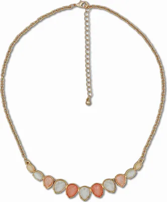 Produktbild von Steuer Modeschmuck Collierkette Metall 45+8cm gelb 445050083