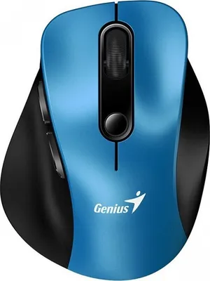 Produktbild von Kabellose Maus, Genius Ergo 9000S, schwarz-blau, optisch, 2400DPI