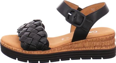Produktbild von Gabor (0) Keilsandaletten Damen 31373831343638 Schwarz 40 1/2 EU