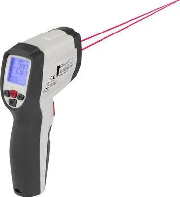 Zdjęcie produktu dla VOLTCRAFT IR 500-12D Infrarot-Thermometer Optik 12:1 -50 bis 500 °C Pyrometer (1599563)