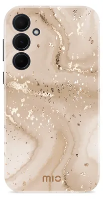 Image de Coque de téléphone MIO pour Samsung Galaxy A35, coque rigide MagSafe - Marbre doré