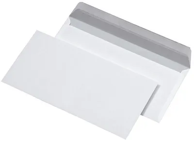 Obrázok produktu pre mayer-network 30002410 Obálky DIN dlhé (220x110 mm), bez okienka, lepidlo citlivé na tlak, 80 g/m2, 25 ks