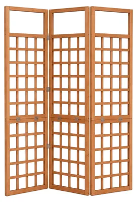 Produktbild von Relaxdays Rankgitter, HxB: 180 x 121 cm, Sichtschutz Garten & Balkon, Tannenholz, Rankhilfe für Kletterpflanzen, braun