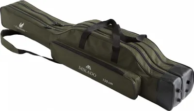 Produktbild von Mikado Rutenfutteral 2 Fächer 140cm versteift grün
