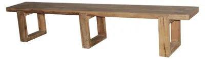 Productafbeelding van Pomax Andalusië zitbank, naturel, L 240 x B 40 x H 45 cm