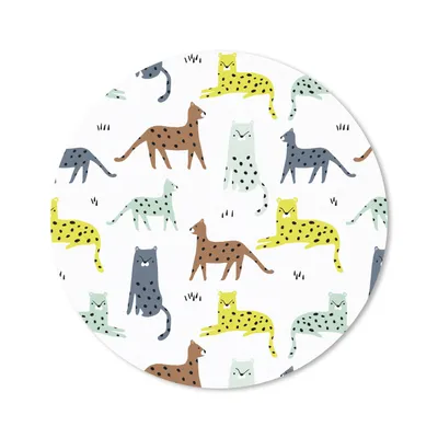 Produktbild von MuchoWow® Mauspad Mousepad Katze - Tiere - Weiß 20x20 cm - Mousepads - Maus Mat - Pad - Mausunterlage - Schreibtischmatte