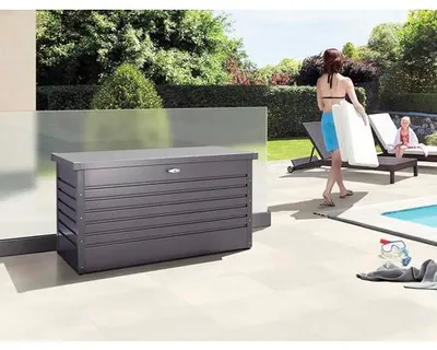 Obrázok produktu pre Záhradný box na podušky Biohort FreizeitBox 130, 134x62x71 cm tmavosivý
