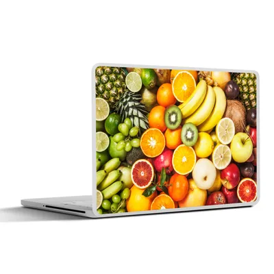 Produktbild von MuchoWow® Laptop Aufkleber Sticker Cover Kiwi - Banane - Obst 32.5x23.5 cm - Sticker für Laptop - Selbstklebend