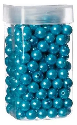 Produktbild von Perlen 12mm Aqua Blau 220 Gramm (1 St.) [IFS-27291]